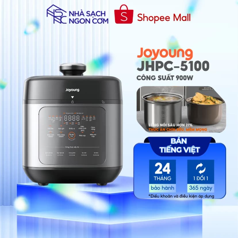 Nồi cơm điện tử áp suất Joyoung 5 lít JHPC-5100 - Giá rẻ nhất hôm nay - Ảnh 51