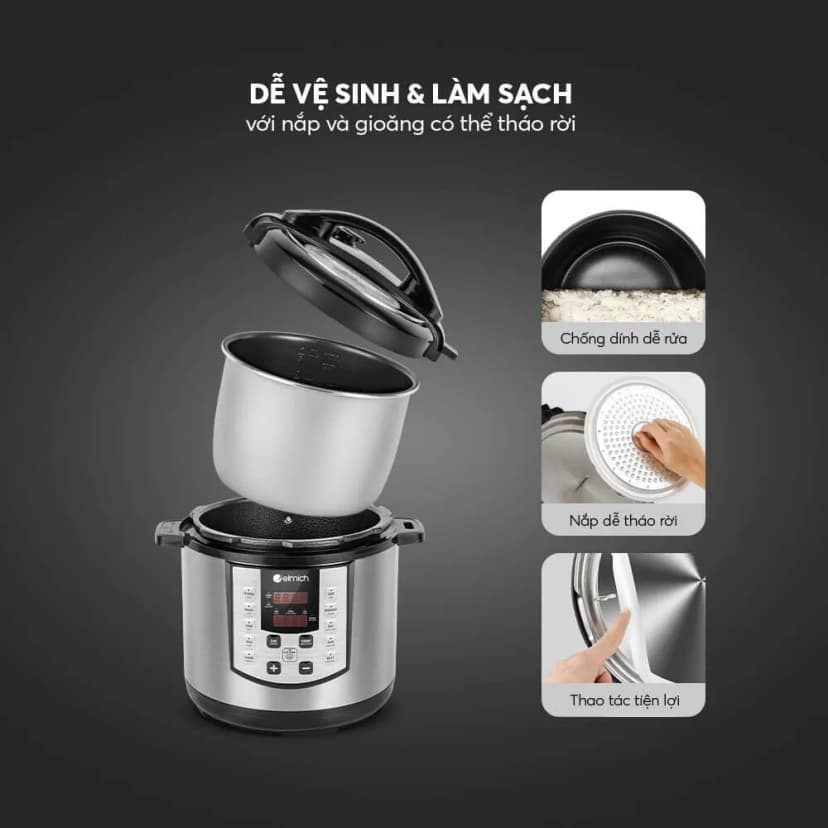 Nồi cơm điện tử áp suất Joyoung 5 lít JHPC-5100 - Giá rẻ nhất hôm nay - Ảnh 92