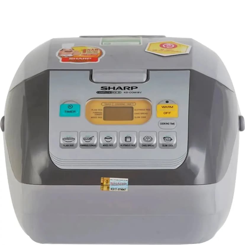 Nồi cơm điện tử áp suất Sharp 1.8 lít KS-TW181V-B - Giá rẻ nhất hôm nay - Ảnh 12