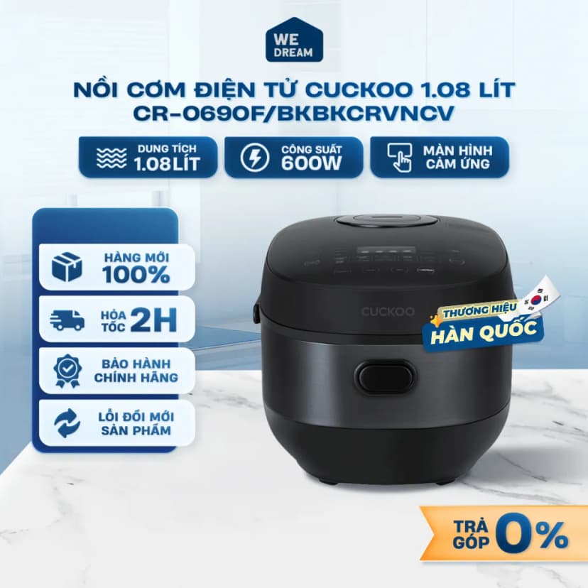 Nồi cơm điện tử Cuckoo 1.08 lít CR-0686FGP - Giá rẻ nhất hôm nay - Ảnh 11