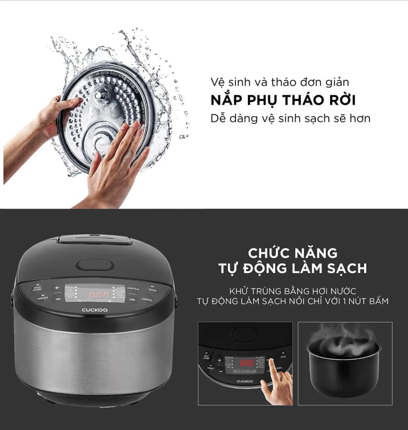 Nồi cơm điện tử Cuckoo 1.08 lít CR-0686FGP - Giá rẻ nhất hôm nay - Ảnh 5