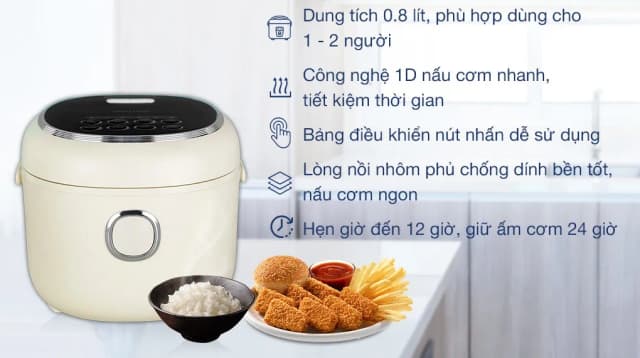 So sánh giá Nồi cơm điện tử Lock&Lock 1.2 lít EJR384IVY rẻ nhất? - Ảnh 7