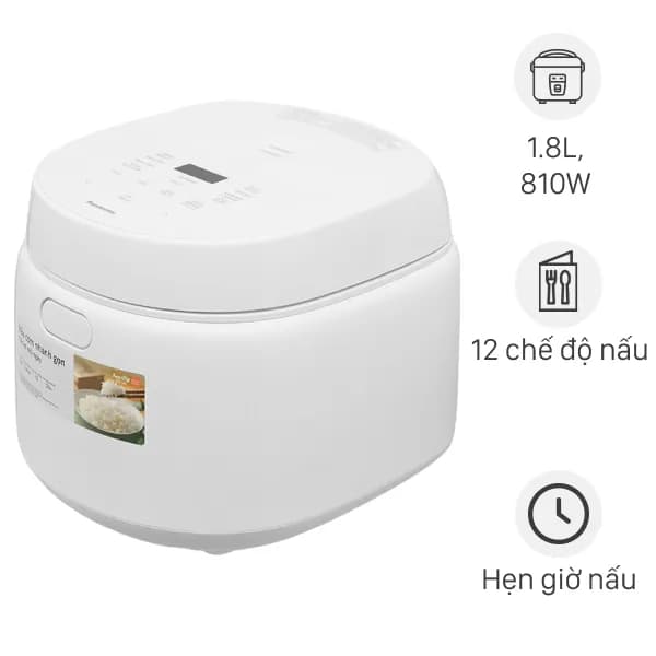 So sánh giá Nồi cơm điện tử Panasonic 1.8 lít SR-DL184WRA rẻ nhất? - Ảnh 7