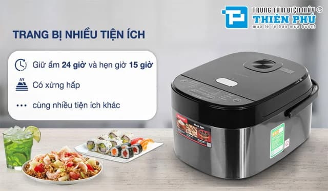 So sánh giá Nồi cơm điện tử Sharp 1.8 lít KS-COM194EV-BK rẻ nhất? - Ảnh 11