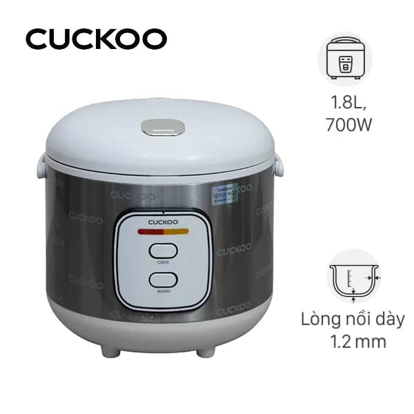 Nồi cơm nắp gài Cuckoo 1.8 lít CR-1006/SIWHCRVNCV - Ảnh 8