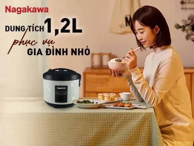 So sánh giá Nồi cơm nắp gài Nagakawa 1.2 lít NRC3812 rẻ nhất? - Ảnh 17