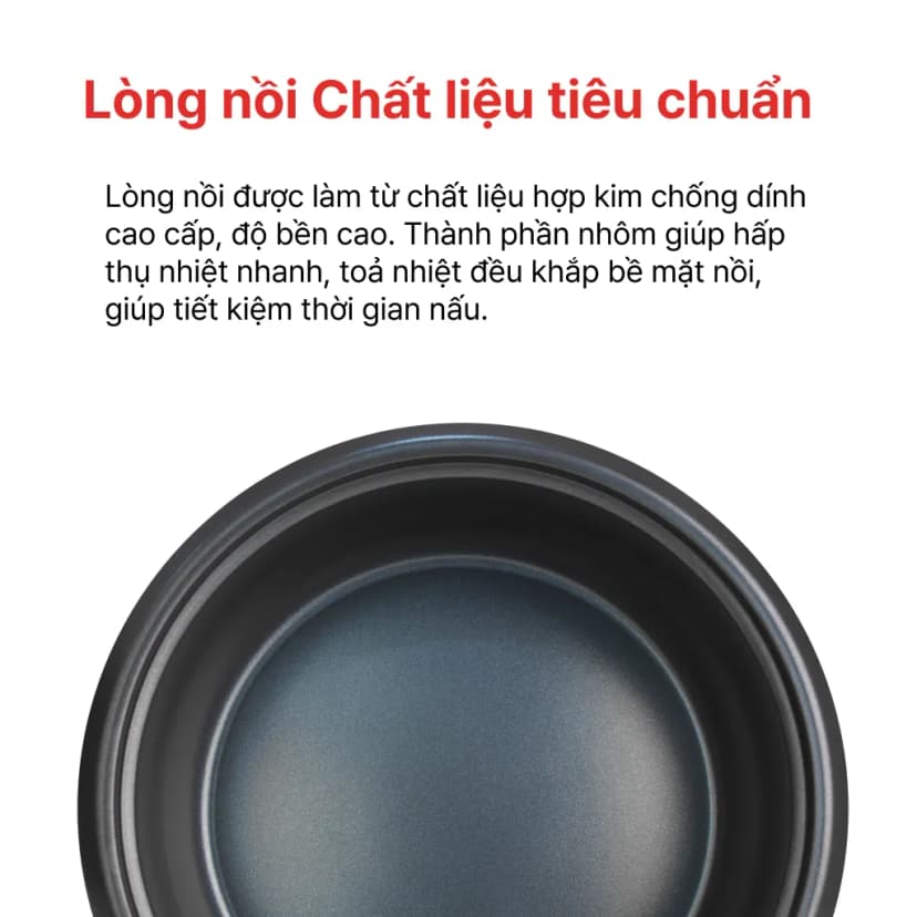 Nồi cơm nắp rời Paveden 5.6 lít PRC-619GR - Giá rẻ nhất hôm nay - Ảnh 15