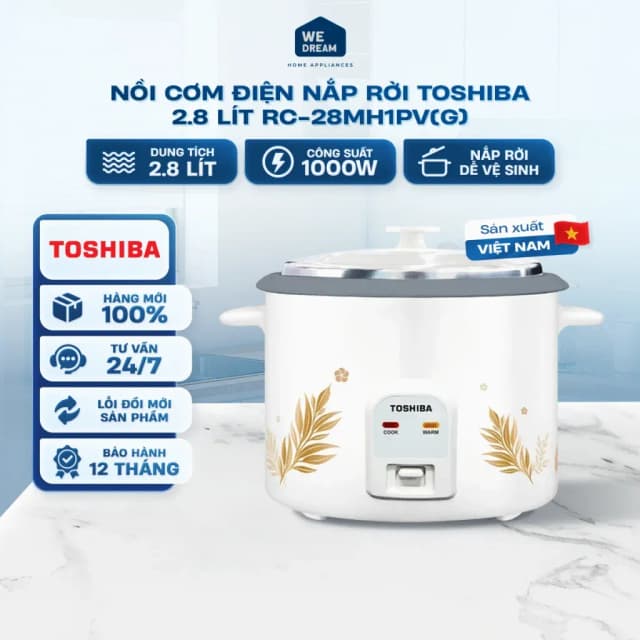 Top 1 so sánh giá Nồi cơm nắp rời Toshiba 2.8 lít RC-28MH1PV(G) - Tìm sản phẩm giá rẻ nhất - Ảnh 16
