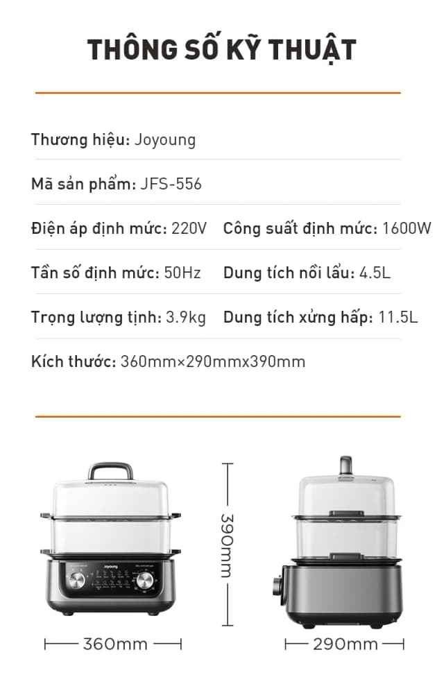 Top 1 so sánh giá Nồi lẩu đa năng Joyoung JHP-218 4 lít - Tìm sản phẩm giá rẻ nhất - Ảnh 36