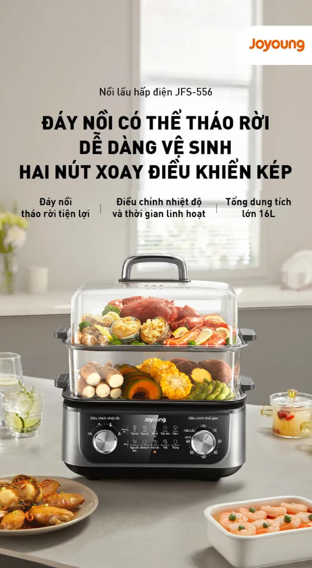 Top 1 so sánh giá Nồi lẩu đa năng Joyoung JHP-218 4 lít - Tìm sản phẩm giá rẻ nhất - Ảnh 43