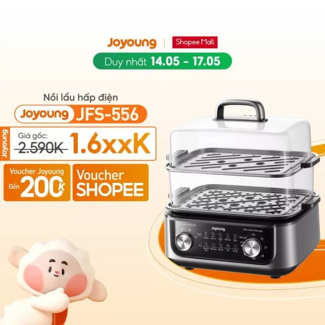 Top 1 so sánh giá Nồi lẩu đa năng Joyoung JHP-218 4 lít - Tìm sản phẩm giá rẻ nhất - Ảnh 56