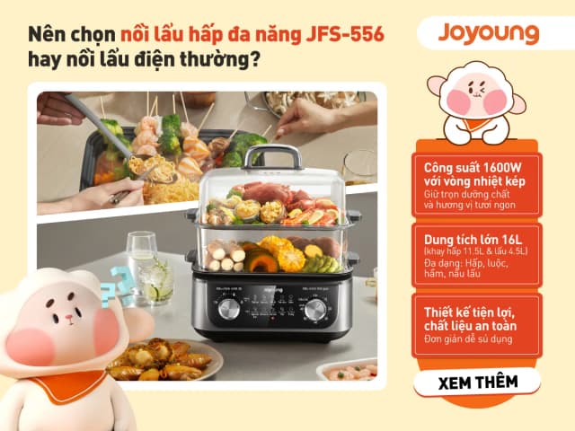 Top 1 so sánh giá Nồi lẩu đa năng Joyoung JHP-218 4 lít - Tìm sản phẩm giá rẻ nhất - Ảnh 64