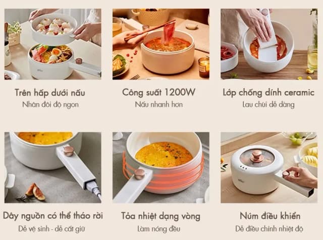 Top 1 so sánh giá Nồi lẩu đa năng Joyoung JHP-218 4 lít - Tìm sản phẩm giá rẻ nhất - Ảnh 83