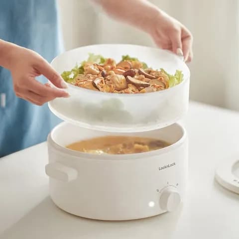 So sánh giá Nồi lẩu điện đa năng Lock&Lock EJP186IVY 1.6 lít rẻ nhất? - Ảnh 14