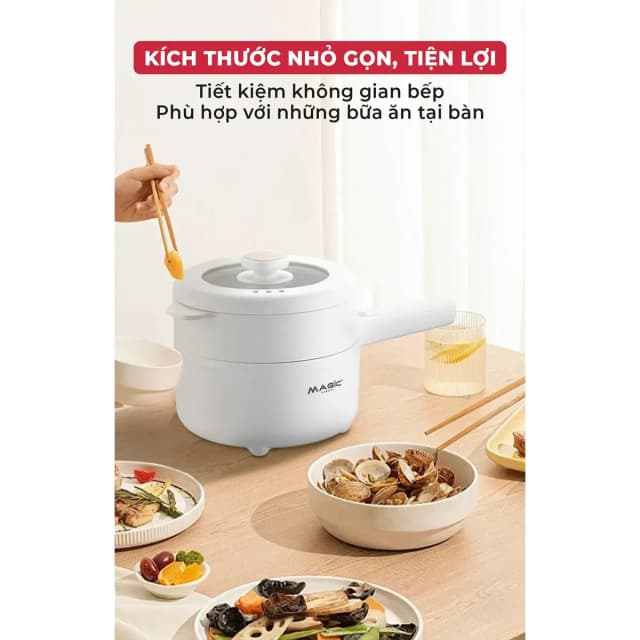 So sánh giá Nồi lẩu điện đa năng Magic A-043 1.6 lít rẻ nhất? - Ảnh 7