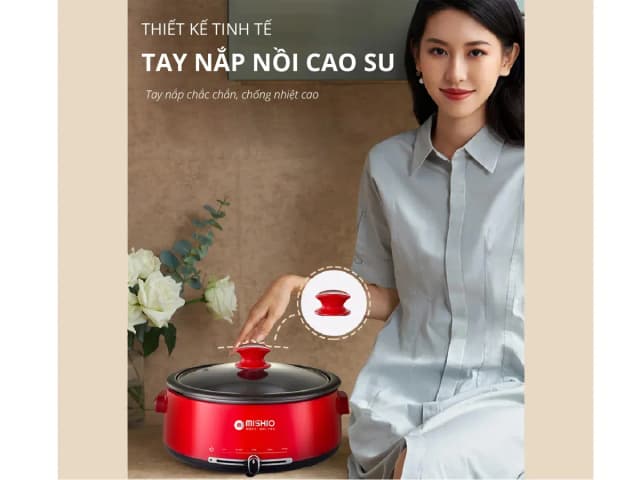 So sánh giá Nồi lẩu điện Mishio MK-348 4 lít rẻ nhất? - Ảnh 9