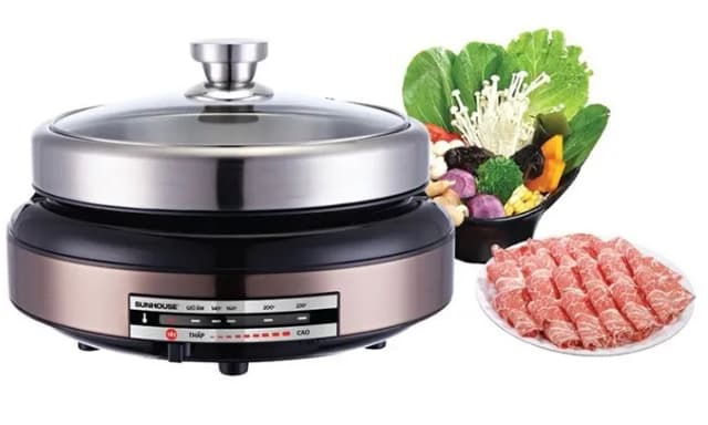 So sánh giá Nồi lẩu điện Sunhouse SHD4526 4 lít rẻ nhất? - Ảnh 5