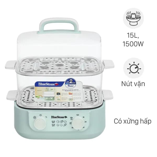 So sánh giá Nồi lẩu hấp đa năng BlueStone MPB-7235 15 lít rẻ nhất? - Ảnh 2