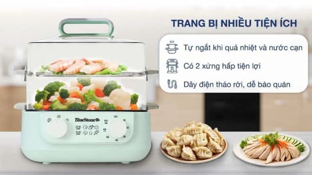 So sánh giá Nồi lẩu hấp đa năng BlueStone MPB-7235 15 lít rẻ nhất? - Ảnh 18