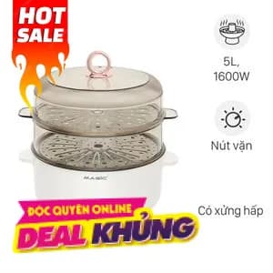 So sánh giá Nồi lẩu hấp đa năng Magic A-092 5 lít rẻ nhất? - Ảnh 6