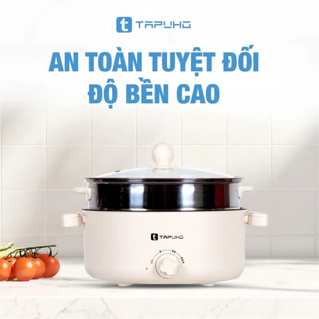 Nồi lẩu hấp đa năng Rapido RFM45YSM-1 4.5 lít - Ảnh 8