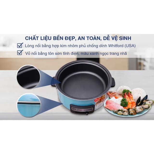 Top 1 so sánh giá Nồi lẩu điện Sunhouse SHD4527 3.5 lít - Tìm sản phẩm giá rẻ nhất - Ảnh 17