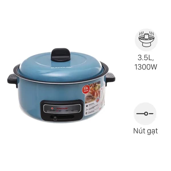 Top 1 so sánh giá Nồi lẩu điện Sunhouse SHD4527 3.5 lít - Tìm sản phẩm giá rẻ nhất - Ảnh 34