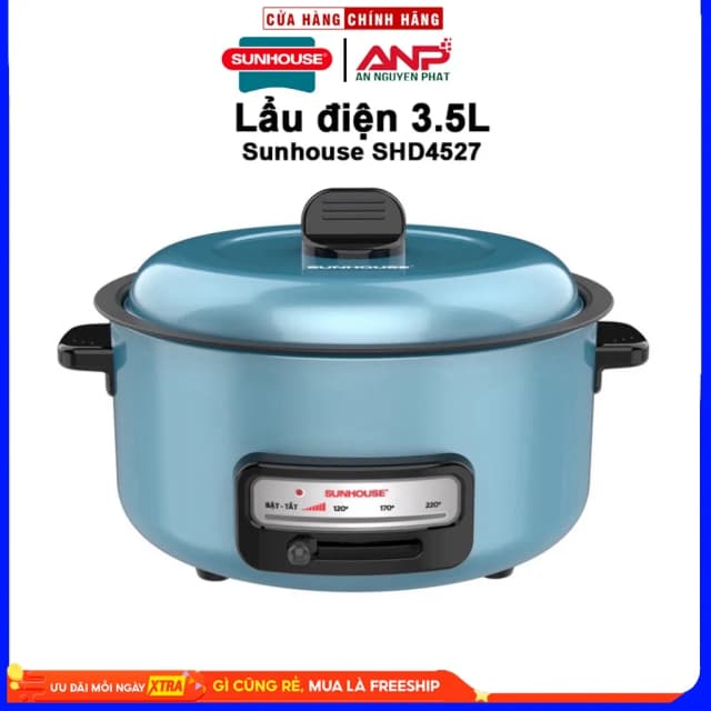 Top 1 so sánh giá Nồi lẩu điện Sunhouse SHD4527 3.5 lít - Tìm sản phẩm giá rẻ nhất - Ảnh 41