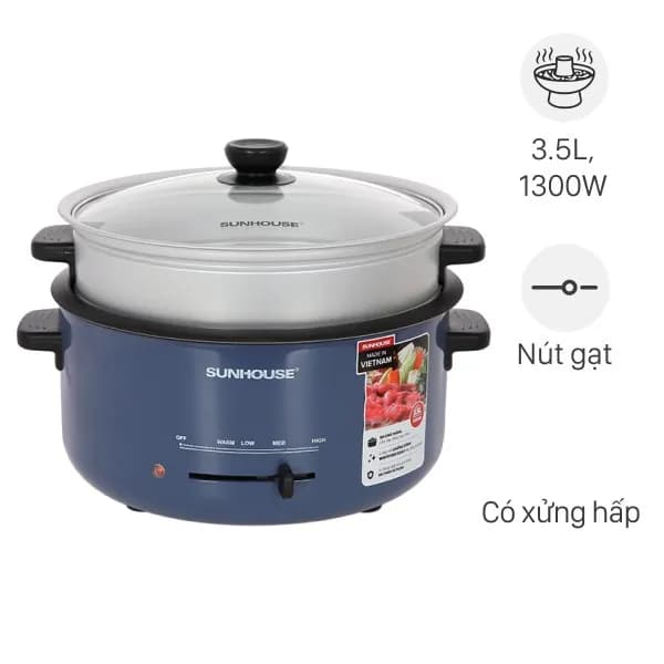 Top 1 so sánh giá Nồi lẩu điện Sunhouse SHD4527 3.5 lít - Tìm sản phẩm giá rẻ nhất - Ảnh 48