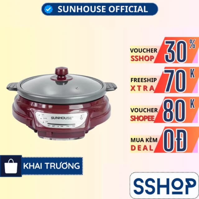 Top 1 so sánh giá Nồi lẩu điện Sunhouse SHD4527 3.5 lít - Tìm sản phẩm giá rẻ nhất - Ảnh 49