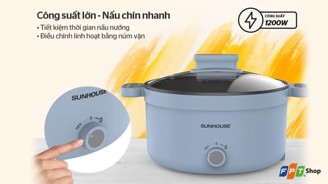 Top 1 so sánh giá Nồi lẩu điện Sunhouse SHD4527 3.5 lít - Tìm sản phẩm giá rẻ nhất - Ảnh 53