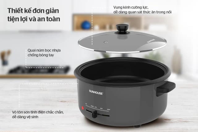 Top 1 so sánh giá Nồi lẩu điện Sunhouse SHD4527 3.5 lít - Tìm sản phẩm giá rẻ nhất - Ảnh 59