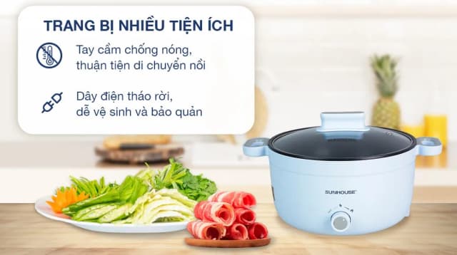 Top 1 so sánh giá Nồi lẩu điện Sunhouse SHD4527 3.5 lít - Tìm sản phẩm giá rẻ nhất - Ảnh 76