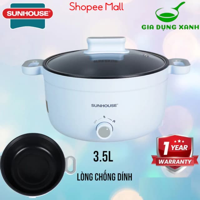 Top 1 so sánh giá Nồi lẩu điện Sunhouse SHD4527 3.5 lít - Tìm sản phẩm giá rẻ nhất - Ảnh 77