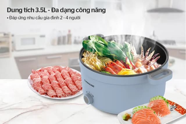 Top 1 so sánh giá Nồi lẩu điện Sunhouse SHD4527 3.5 lít - Tìm sản phẩm giá rẻ nhất - Ảnh 87