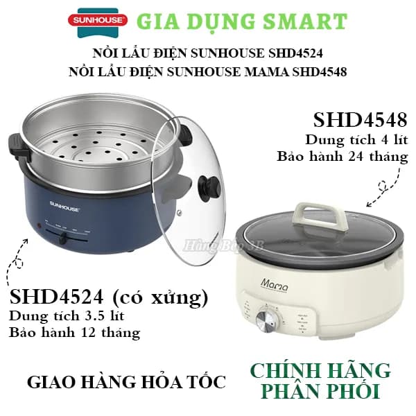 Top 1 so sánh giá Nồi lẩu điện Sunhouse SHD4527 3.5 lít - Tìm sản phẩm giá rẻ nhất - Ảnh 88