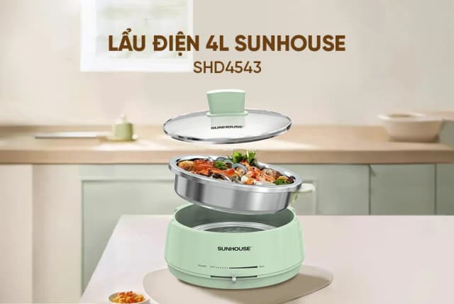 Top 1 so sánh giá Nồi lẩu điện Sunhouse SHD4527 3.5 lít - Tìm sản phẩm giá rẻ nhất - Ảnh 93