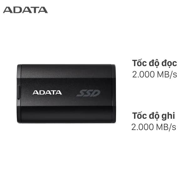 Ổ cứng SSD 500GB Adata Portable SD810 - Giá rẻ nhất hôm nay - Ảnh 1