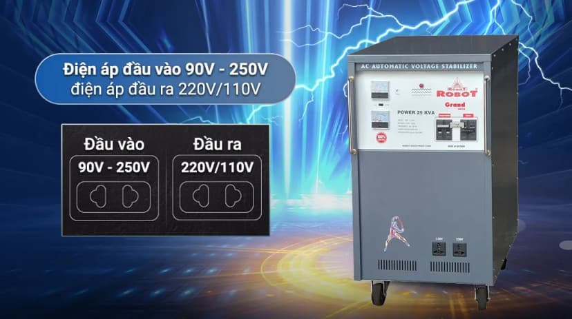 Ổn áp Robot 1 pha 25KVA 90 - Giá rẻ nhất hôm nay - Ảnh 5