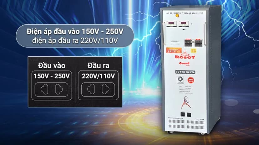 Ổn áp Robot 1 pha 60KVA 150 - Giá rẻ nhất hôm nay - Ảnh 5