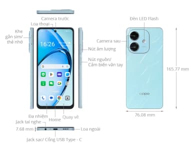 Điện thoại OPPO A3x 4GB/128GB - 15