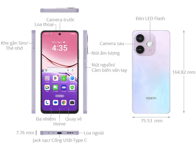 Điện thoại OPPO A5 Pro 8GB/256GB - 11