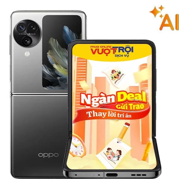 Điện thoại OPPO Find N3 Flip 5G 12GB/256GB Đen/Vàng đồng - 5