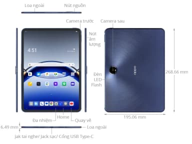 Máy tính bảng OPPO Pad 3 Pro 12GB/256GB - 4