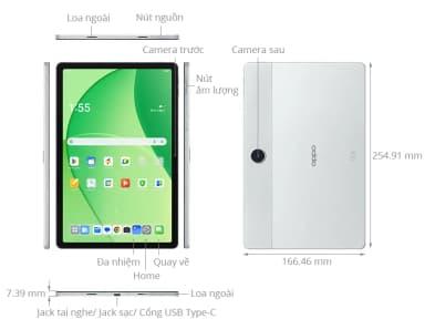 Máy tính bảng OPPO Pad SE WiFi 4GB/128GB - 7