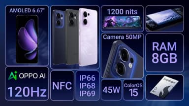 Điện thoại OPPO Reno13 F 5G 8GB/256GB - 5