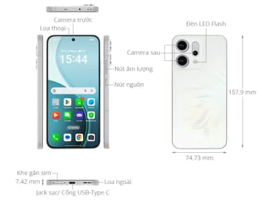 Điện thoại OPPO Reno14 5G 12GB/512GB - 15