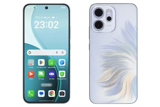 Điện thoại OPPO Reno14 F 5G 8GB/256GB Xanh dương/Xanh lá - 1