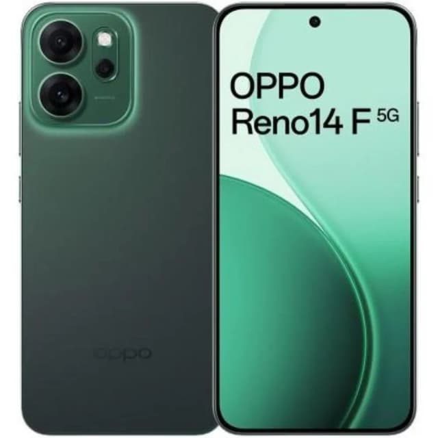 Điện thoại OPPO Reno14 F 5G 8GB/256GB Xanh dương/Xanh lá - 18
