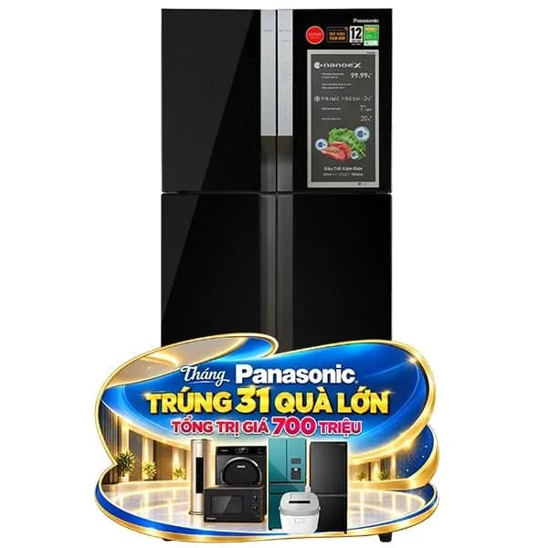 Tủ lạnh Panasonic Inverter 550 lít Multi Door NR-DZ601YGKV - Giá rẻ nhất hôm nay - Ảnh 1